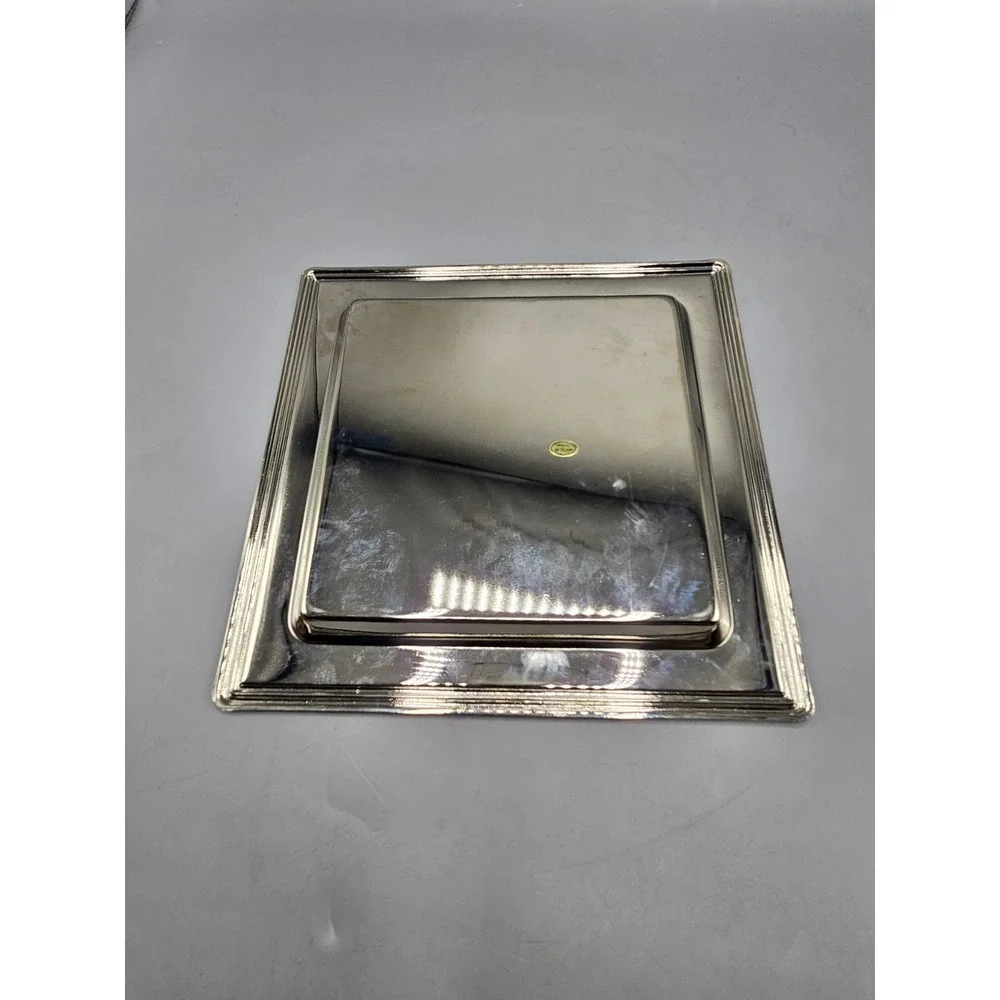 Ralph Lauren Silver-Tone Home Bath Vanity Tray